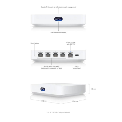 Ubiquiti UCG-Ultra Cloud Gateway Ultra – White